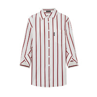 MO&Co. 摩安珂 女士长袖衬衫 MBB2SHTT03 红白条色 XS