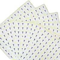 ZHI PAI 智牌 字母不干胶贴纸 字母T 13mm 132贴/张*15张