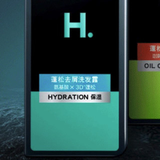 Mentholatum 曼秀雷敦 HY保湿活力系列 男士蓬松去屑洗发露 500ml