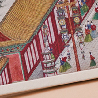 中国国家博物馆 卷轴画艺冰箱贴 宪宗元宵行乐图款