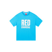 REDCHARCOAL 红色木炭 男女款圆领短袖T恤 3RC21203693 蓝色 S