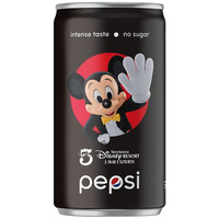pepsi 百事 迪士尼纪念款 无糖 可乐 200ml*3听
