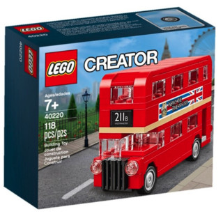 LEGO 乐高 Creator创意百变高手系列 40220 伦敦巴士