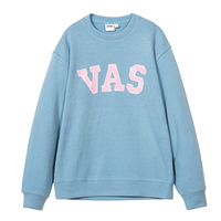 VAS&CO 男女款圆领卫衣 SLFS018 蓝色 L
