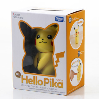 TAKARA TOMY 多美 TOMY多美卡精灵宝可梦皮卡丘公仔玩具Hello Pika玩偶手办发声周边