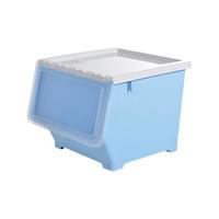 BELO 百露 前开式收纳箱 大号 3个 蓝色
