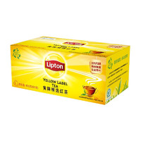 PLUS会员、有券的上：Lipton 立顿 黄牌精选红茶 50包 共100g