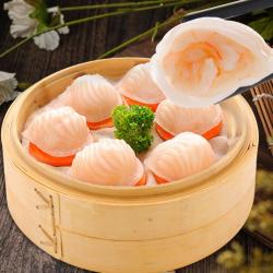 redchef红小厨手工水晶虾饺皇200g广式早茶原味点心港式虾仁冻饺子