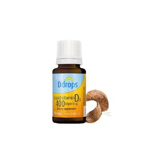 Ddrops 儿童维生素D3滴剂 400IU 2.5ml*3瓶