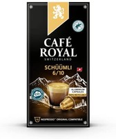 CAFE ROYAL 芮耀 Café Royal Lungo Schümli Nespresso 兼容铝制咖啡豆荚，强度 6/10，0.051999 千克