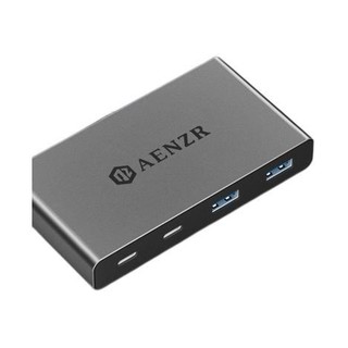 AENZR 恩泽 Typec扩展坞拓展笔记本usb3.1三双c口3.2分线转换器HUB雷电3网口hdmi4K60hz适用iPadpro苹果M1电脑mac