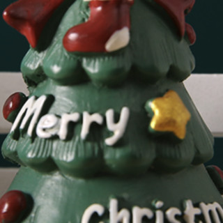 BAHULT 百绘通 圣诞系列 7116R-08 桌面迷你摆件 圣诞树款