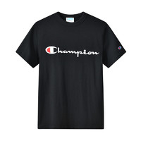 Champion 男女款圆领短袖T恤 T1919G 黑色 S