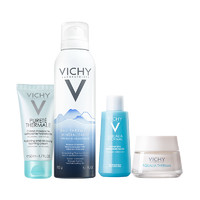 VICHY 薇姿 护肤套装 (矿物赋能温泉水150g+温泉矿物水活爽肤水100ml+温泉矿物水活霜15ml+温泉纯净泡沫洁面霜125ml)