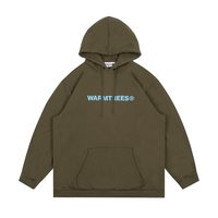 WARMTREES 男女款连帽卫衣 2020-18078 橄榄绿 L