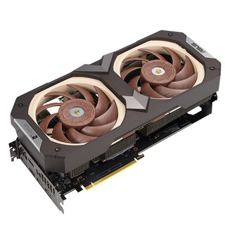 ASUS 华硕 GeForce RTX 3070-O8G-NOCTUA LHR版 显卡 8GB 咖色