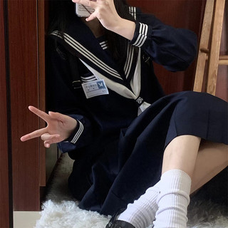 尺呎间 JK制服 川谷蘭玉中 水手服上衣 浓绀色