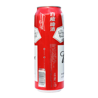 Budweiser 百威 经典醇正啤酒 740ml*8听