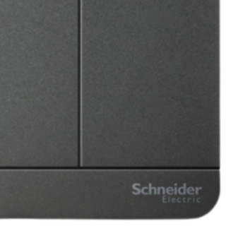 Schneider Electric 施耐德电气 AvatarOn绎尚系列 三开单控开关 荧光灰