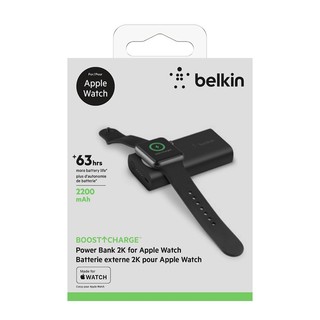 Belkin贝尔金 二合一无线磁力充电宝移动电源适用于苹果手机iPhone12手表iWatch iWatch无线磁力充2200ma毫安时