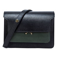 MARNI TRUNK系列 女士单肩风琴包 SBMPN09NO5-LV520-Z111N 黑色 中号