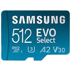 SAMSUNG 三星 EVO Select 512GB microSD存储卡