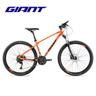 GIANT捷安特ATX 830成人变速铝合金油压碟刹学生避震山地自行车 荧光亮橘橙 27.5X16 S 建议身高160-172cm