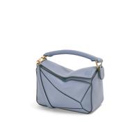 LOEWE 罗意威 Puzzle系列 女士迷你经典牛皮革手袋 322.30.U95 Atlantic Blue