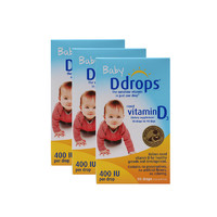 Ddrops 儿童维生素D3滴剂 400IU 2.5ml*3瓶