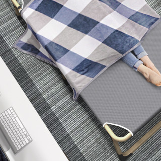 午憩宝 WQB-CQ3 简易折叠床+1D棉垫 灰色 56cm