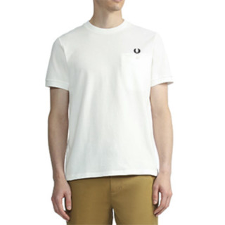 FRED PERRY 佛莱德·派瑞 男士圆领短袖T恤 FPXTEM8531XMI 白色 XL