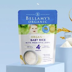 BELLAMY'S 贝拉米 婴儿原味米粉 125g