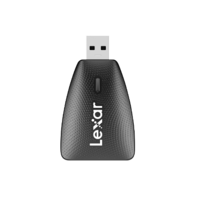 Lexar 雷克沙 USB3.1读卡器多合一 TF/SD 二合一 监控记录仪TF卡相机SD卡多功能读卡器