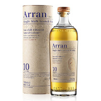 PLUS会员：Arran 艾伦 10年 苏格兰单一麦芽威士忌 46%vol 700ml
