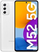 SAMSUNG 三星 Galaxy M52 5G 智能手机 无合同安卓 128 GB 白色