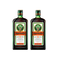 野格 德国进口JAGERMEISTER野格700ml*2力娇酒配红牛果汁调酒正品洋酒