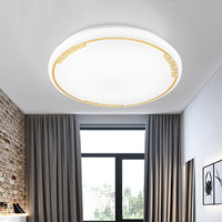 Midea 美的 LED吸顶灯圆形客厅卧室灯现代简约儿童房过道阳台厨房灯具