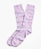 Brooks Brothers Medallion Crew Socks