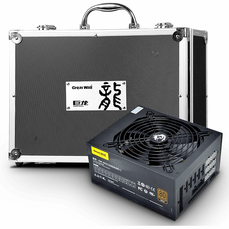 Great Wall 长城巨龙GW-EPS1250DA 金牌（90%） 全模组ATX电源1250W