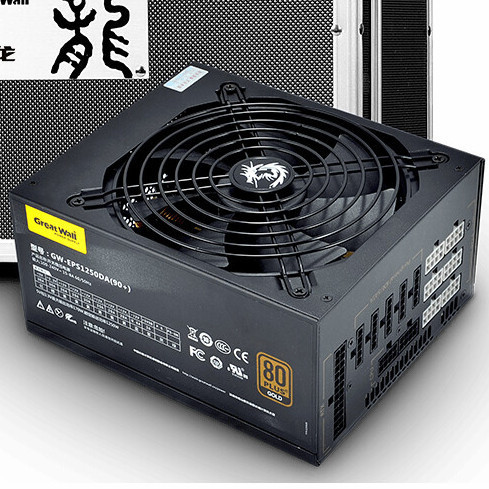 Great Wall 长城巨龙GW-EPS1250DA 金牌（90%） 全模组ATX电源1250W