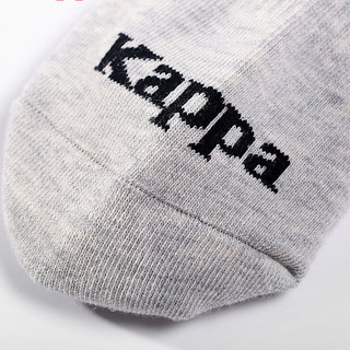 Kappa 卡帕 男子运动袜 KP8W11 深灰/黑色/浅灰 三双装