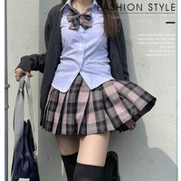 Kyouko 梗豆 何子家有猫了JK制服 黑莓双子格 粉黑格裙 42cm