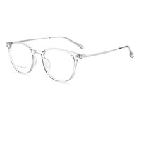 HD 汇鼎 透明灰金属TR眼镜框+1.56折射率 防蓝光镜片 灰变