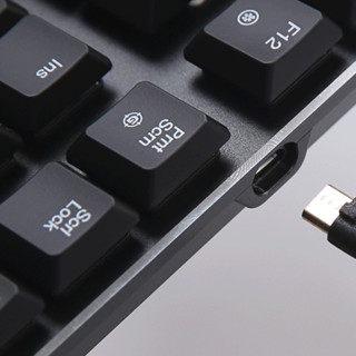 Dareu 达尔优 EK820 104键 有线机械键盘 黑色 黑轴 多色背光
