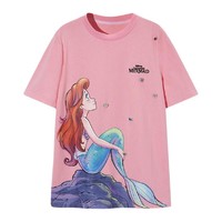 PEACEBIRD WOMEN 太平鸟女装 X 迪士尼 女士圆领短袖T恤 AYDAB282411 粉色 M