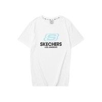 88VIP：SKECHERS 斯凯奇 中性运动T恤 L122U199/0019 亮白色 XS