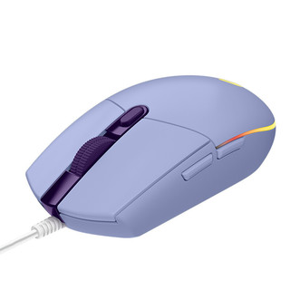 Logitech 罗技 G102 二代 有线鼠标 8000DPI RGB 紫色