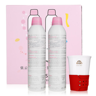 evian 依云 天然矿泉水喷雾 礼盒装 300ml*2+杯子