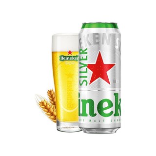 88VIP：Heineken 喜力 星银 啤酒 500ml*12听