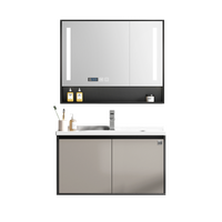  顾家家居 KUKA  G-06250 实木浴室柜智能镜柜套装 80CM